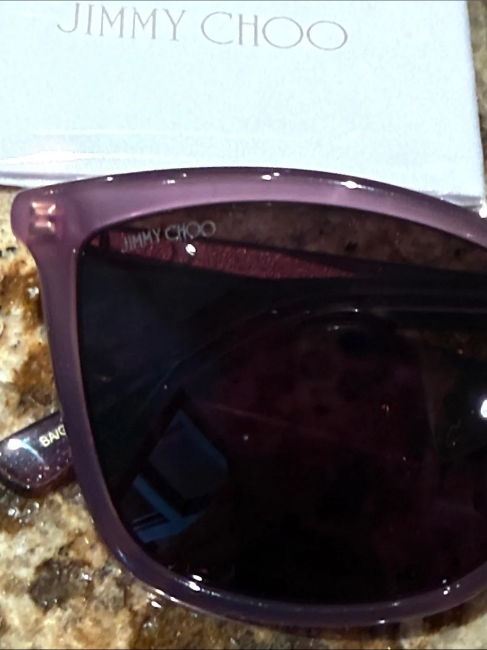 JIMMY CHOO Fashion Women's Purple Square Sunglasses